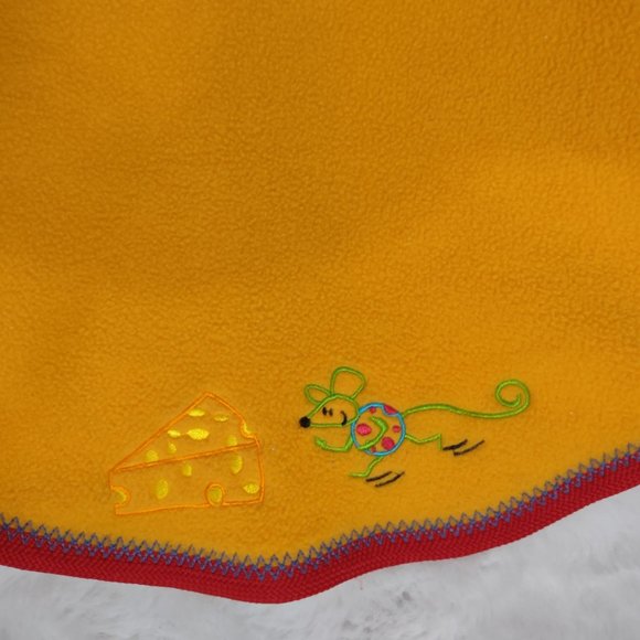 HANNA ANDERSSON Child Unisex Orange Fleece Zip Up Hooded Jacket Size 6-12 Months - Picture 8 of 13